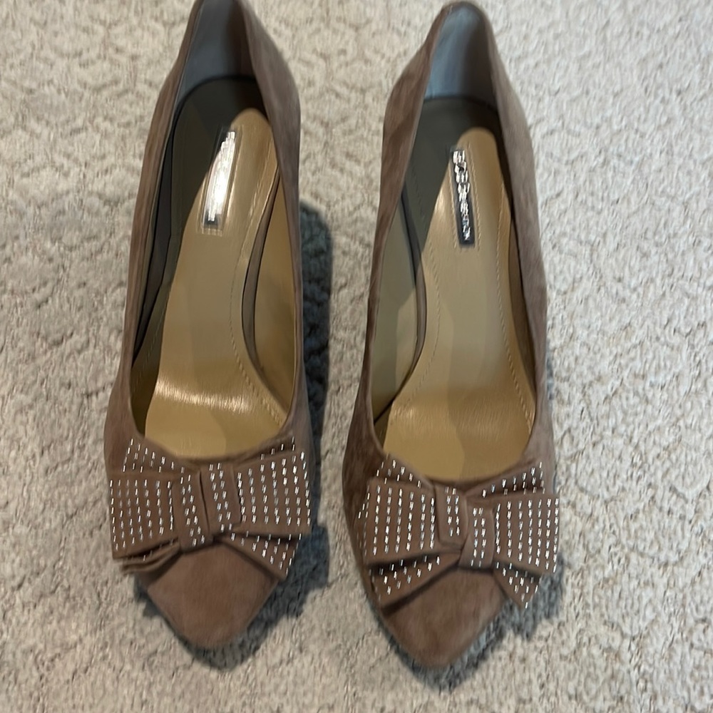 BCBG Suede Heels